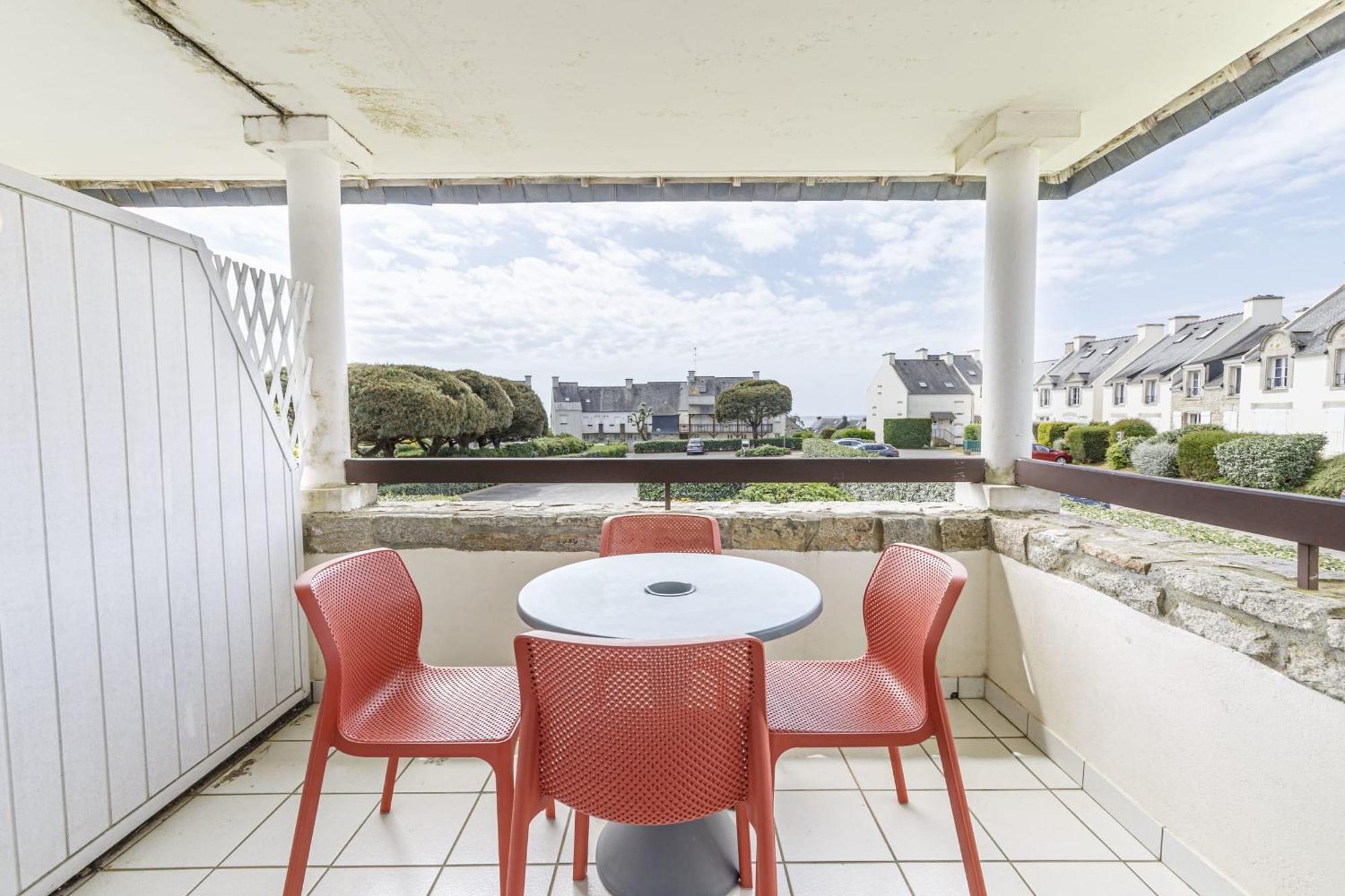 Studio Terrasse Avec Vue Mer Арзон Экстерьер фото